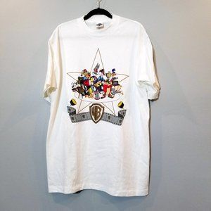 Vintage Warner Brothers Short Sleeve T-Shirt Featuring The Looney Tunes  XL